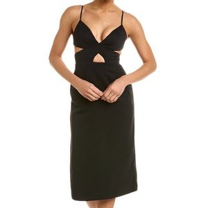 ZAC POSEN   BLACK COCKTAIL DRESS w/ CUT OUTS       SIZE: 6        ***NWT***